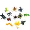 Comércio exterior novo inseto de simulação 12 PVC modelo de inseto real Escorpião aranha borboleta ornamentos de mesa de areia atacado