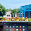 Nuevos lindos kapibara capibara bebé curativo adornos para coche coche coche consola central pantalla decoraciones
