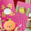 Modelo de Oro 999 Paz y Alegría Riqueza Instantánea Sobre Rojo Aguacate Sandía Juguete Infantil Regalo Lámina de Oro