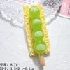 Brochetas de Dulces de Fruta Decoraciones de Imitación Funda de Teléfono Hecha a Mano Accesorios de Resina para Manualidades Accesorios para el Cabello Llavero Kit de Material