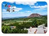 Ímã de Geladeira de Vidro Cenário de Datong Pagode de Madeira do Condado de Ying Pagode Antigo de Mil Anos Arquitetura Lembrança Magnética Criativa Cultural Ornamento de Sucção Decoração