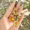 Metal Óleo-Gotejamento Personagem de Bênção Liga de Zinco Chaveiro Saco da Sorte Chaveiro Ornamento Alegria e Paz Fabricante Atacado