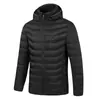 Ropa de algodón con calefacción transfronteriza para hombre, ropa inteligente con calefacción eléctrica, ropa con calefacción para parejas, chaqueta, abrigo de invierno, ropa de algodón con calefacción para mujer