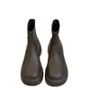 Botas Martin para Mujer, Talla Pequeña, Suela Gruesa, Chelsea que Aumentan la Altura, Botines Cortos Otoño e Invierno 2025, Botines Delgados de Terciopelo Delgado, Botas Elásticas