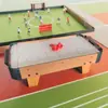 Mesa de hóquei de mesa infantil brinquedo educativo jogo de mesa interação pai-filho batalha para dois jogadores pequeno hóquei de gelo presente de aniversário