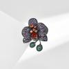 Broche Nuevo de Primavera Retro Exquisito de Flor con Hebilla Magnética Moda Versátil Elegante Flor Magnética con Hebilla