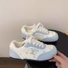 Zapatillas Deportivas de Entrenamiento Alemanas Versátiles Estilo Ins para Mujer, Nuevas de Verano 2025, Zapatos Deportivos Casuales Transpirables y Delgados para Combinar con Faldas, Zapatos Blancos