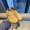 3.8 Bienestar del Festival de la Diosa ~ Zapatos Casuales Perezosos de Cuero de Doble Uso 2025 Zapatos Bucken King Fried para Usar al Aire Libre