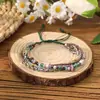 Pulsera Bohemia de Nicho de Cristal de Colores para Mujer, Diseño Estilo Ins, Pulsera Ajustable Hecha a Mano de Cuentas Pequeñas