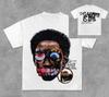 Camiseta estampada nueva de la marca Skull Tide, estilo gótico, estilo callejero, estilo Joker, de Europa y América, 2025