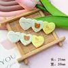 Nuevo KT gato acrílico tres amor DIY accesorios funda de teléfono móvil clip lateral accesorios para el cabello material de parche