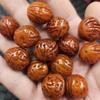 Cuentas sueltas fluorescentes flotantes de cera de abejas de agua salada con núcleo de durazno, cuentas artificiales de cera de abejas antigua, accesorios de joyería para pulsera y collar DIY al por mayor
