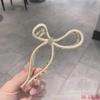 Pinza Tiburón Perla Grande Parte Trasera Disco Pinza para el Cabello Sentido Avanzado Flor Pedrería Ojo de Gato 2022 Nueva Pinza de Agarre