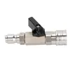 Hidrolavadora Máquina para Lavar Autos Pistola de Agua Tubería de Agua Acero Inoxidable Válvula de Interruptor 3/8 Macho y Hembra Tubería de Aire Pequeña 1/4 Hembra