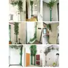 Tubo de bajada decoración aire acondicionado calefacción gas embellecimiento cubierta plantas verdes bambú artificial flores artificiales árbol plástico corteza de árbol