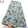 Tela de brocado jacquard antiguo con bordado de doble cara en hilo dorado y plateado Tela de encaje brocado africano