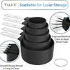Venta Caliente de Amazon Juego de Tazas y Cucharas Medidoras de Acero Inoxidable y Plástico Set de 10 Piezas Herramientas para Hornear Utensilios de Cocina Hogar