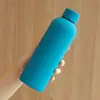 Botella de Acero Inoxidable 304 de Doble Pared Estilo Americano de Boca Estrecha: Botella de Agua Deportiva Portátil para Exteriores, Botella de Agua Aislada de Gran Capacidad
