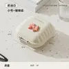 Mini porta-pílulas portátil simples para viagem compartimento portátil concha de pílulas caixa de armazenamento de joias selada à prova de umidade caixa de doces