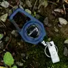 Llavero Metálico Retráctil con Cordón Elástico, Anti-Pérdida, Cordón Extendido, Alta Elasticidad, Llavero Fácil de Tirar