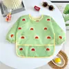 Nuevo Delantal de Dibujos Animados para Bebé con Bolsillos, Delantal Infantil Fresco con Estampado Completo, Babero Estampado para Niños, Delantal de Pintura