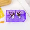 Mini caixa de remédios para viagem Sanrio Cartoon caixa de remédios portátil lacrada em estoque atacado