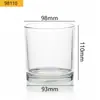 98100 Portavelas de Vidrio Portavelas Portavelas de Aromaterapia Vaso Portavelas de Vidrio para Aromaterapia con Tapa Vaso para Velas