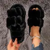 Amazon Chinelos de Pelúcia Fofos Femininos para Casa Inverno Sola Grossa Antiderrapante Algodão Chinelos E-commerce Transfronteiriço Mais Vendido
