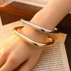Pulsera de Apertura de Moda Eólica Europea y Americana Transfronteriza de Lujo Ligero de Gama Alta Pulsera de Nicho Pulsera Personalizada de Moda Versátil