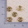 Tapas de Flor de Aleación, Soportes para Cuentas, Separadores, Tapas para Cuentas, Accesorios para Ensartar Pulseras y Collares DIY, Venta Directa del Fabricante