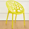 Cadeira de plástico moderna e minimalista para adultos, cadeira de jantar criativa e personalizada, cadeira preguiçosa elegante e casual com encosto para uso doméstico, cadeira de varanda
