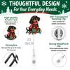 Venda Quente Transfronteiriça Divertida Fivela Deslizante Animal Acrílico Decoração de Natal Presente Insígnia DIY Porta-Cartão Pingente