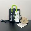 Nova Bolsa Tricotada de Grande Capacidade Bolsa para Celular Nicho Bolsa Transversal de Ombro Senso de Alta Qualidade Ins Desenho Animado Moda Bolsa de Mão