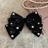 Tiaras de cabelo com franja vermelha e laço grande, presilhas de cabelo, para noivas, casamentos, vestidos de brinde, 2023, novo, grampos de cabelo para noivado, femininos
