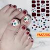 Verano 2021 Nuevos Stickers Franceses para Pies Stickers Nail Art Stickers Completos Bronceado Japonés Despegables Nail Art Stickers para Pies Stickers Completos