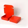 Cajas cuadradas de avión extraresistentes hechas a medida para envío transfronterizo, cajas de papel para ropa, cajas de embalaje para fundas de teléfono, cajas de avión rosas para entrega exprés