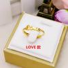 Anillo de amor mate chapado en oro de latón popular, joyería de oro de imitación galvanizado, venta directa de fábrica, una variedad de anillos para mujer