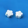 Nuevas Cuentas Espaciadoras de Flor de Durazno de Plata Pura S999 Cuentas de Plata con Forma de Flor Cuentas de Transferencia DIY Pulsera de Cristal Accesorios de Plata