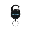 Llavero con Hebilla Retráctil Insignia Resistente al Uso Rudo Exterior Cuerda de Fácil Extracción Hebilla de Fácil Extracción Suministros de Pesca Accesorios de Pesca