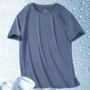 Camisa de Manga Corta de Malla Helada de Secado Rápido para Hombre Verano Nueva Transpirable para Correr Deportes Hombres Manga Media Ropa de Hombre