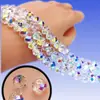 Rueda de Cuentas Planas de Boutique Cuentas Hechas a Mano DIY Cuentas de Vidrio de Cristal Cuentas para Joyería Cuentas Sueltas Accesorios para Joyería Accesorios Venta al por Mayor