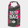 Estoque de fábrica Camuflagem Bolsa Impermeável para Drift Ombro Único Ombro Duplo Bolsa Cilindro Impermeável Poliéster Leve Bolsa para Drift Bolsa Impermeável