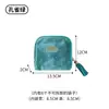 Bolsa de terciopelo de lujo para joyería con un tacto de alta gama, bolsa de almacenamiento de terciopelo multicapa para joyas, collares, pulseras y brazaletes, portátil para viajar
