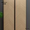 Piso Estilo Europeu de Fábrica Espinha de Peixe Parquet Composto Reforçado Piso Resistente ao Desgaste Aquecimento por Piso Quente Quarto Piso Composto com Textura de Madeira de Engenharia