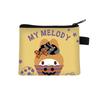 Monedero Serie Halloween Sanrio para Niñas, Billetera de Dibujos Animados de Aspecto Elegante, Bolsa para Audífonos con Cremallera Moderna y Linda, Caliente
