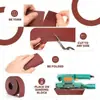 60-1000 # Rollo de Papel de Lija de Óxido de Aluminio de 4 Pulgadas 9.5cm Adecuado para Lijado de Metal, Madera y Pulido de Automóviles