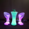 Mesa Alta LED Transfronteiriça Bar Luminoso Cintura Pequena Criativo Bar Móveis Luminosos Mesa de Cocktail Ktv Pequena Mesa de Café