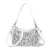 Bolso de Hombro y Cruzado para Mujer 2026 Estilo Nuevo Bloques de Color Estampado de Serpiente Transfronterizo, Bolso de Mano Elegante, Bolso de Hombro y Cruzado de Moda para el Trabajo