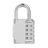 Cerradura de Combinación de Aleación de Zinc al por Mayor en Stock, Contraseña de Cuatro Dígitos, Adecuada para Gabinetes de Almacenamiento, Mochilas, Uso Doméstico, Dormitorios y Taquillas de Gimnasio