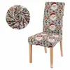 Capas de meia cadeira mais vendidas internacionalmente, com tema de Natal, com estampas digitais, designs de desenhos animados fofos e material elástico para decoração festiva